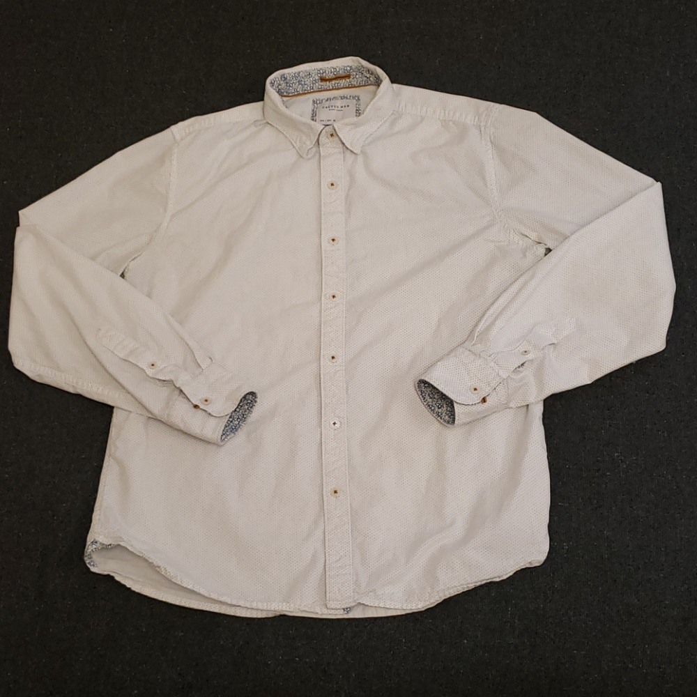 Cactus Man Ricky Singh Dot Pattern Button Up Shir… - image 1